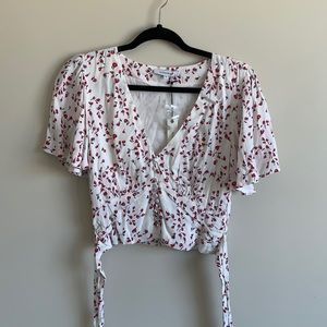 White blood with red and blue details